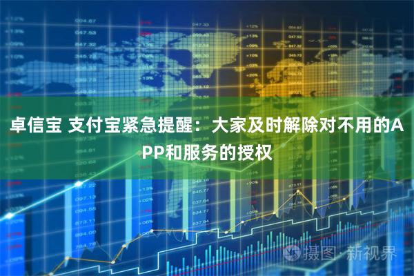 卓信宝 支付宝紧急提醒:大家及时解除对不用的APP和服务的授权
