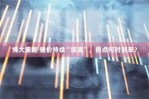 博大策略 猪价持续“探底”,拐点何时到来?