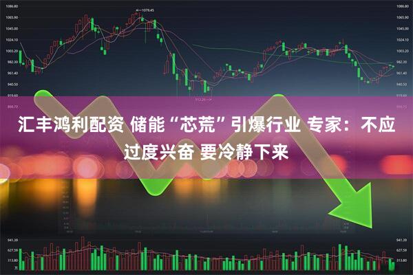 汇丰鸿利配资 储能“芯荒”引爆行业 专家：不应过度兴奋 要冷静下来