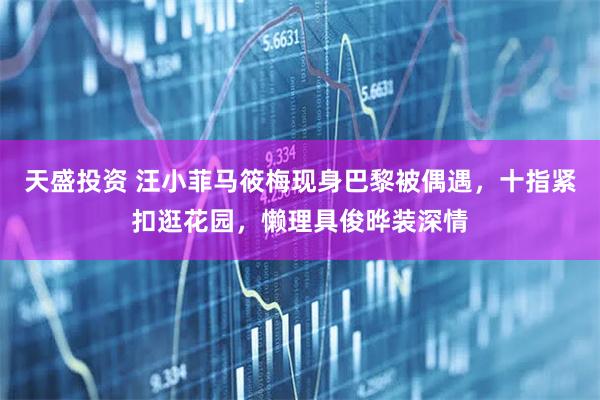 天盛投资 汪小菲马筱梅现身巴黎被偶遇，十指紧扣逛花园，懒理具俊晔装深情