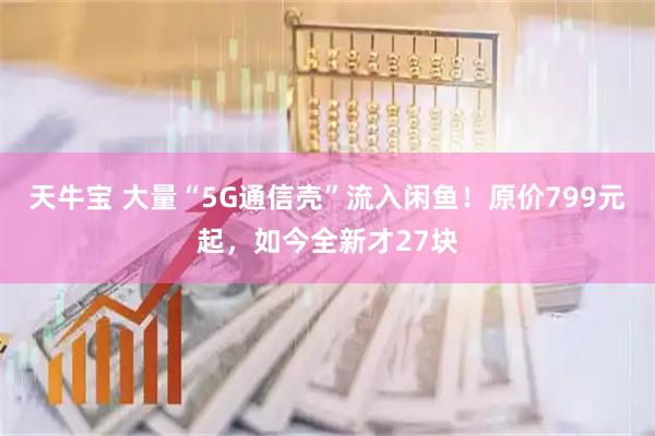 天牛宝 大量“5G通信壳”流入闲鱼！原价799元起，如今全新才27块